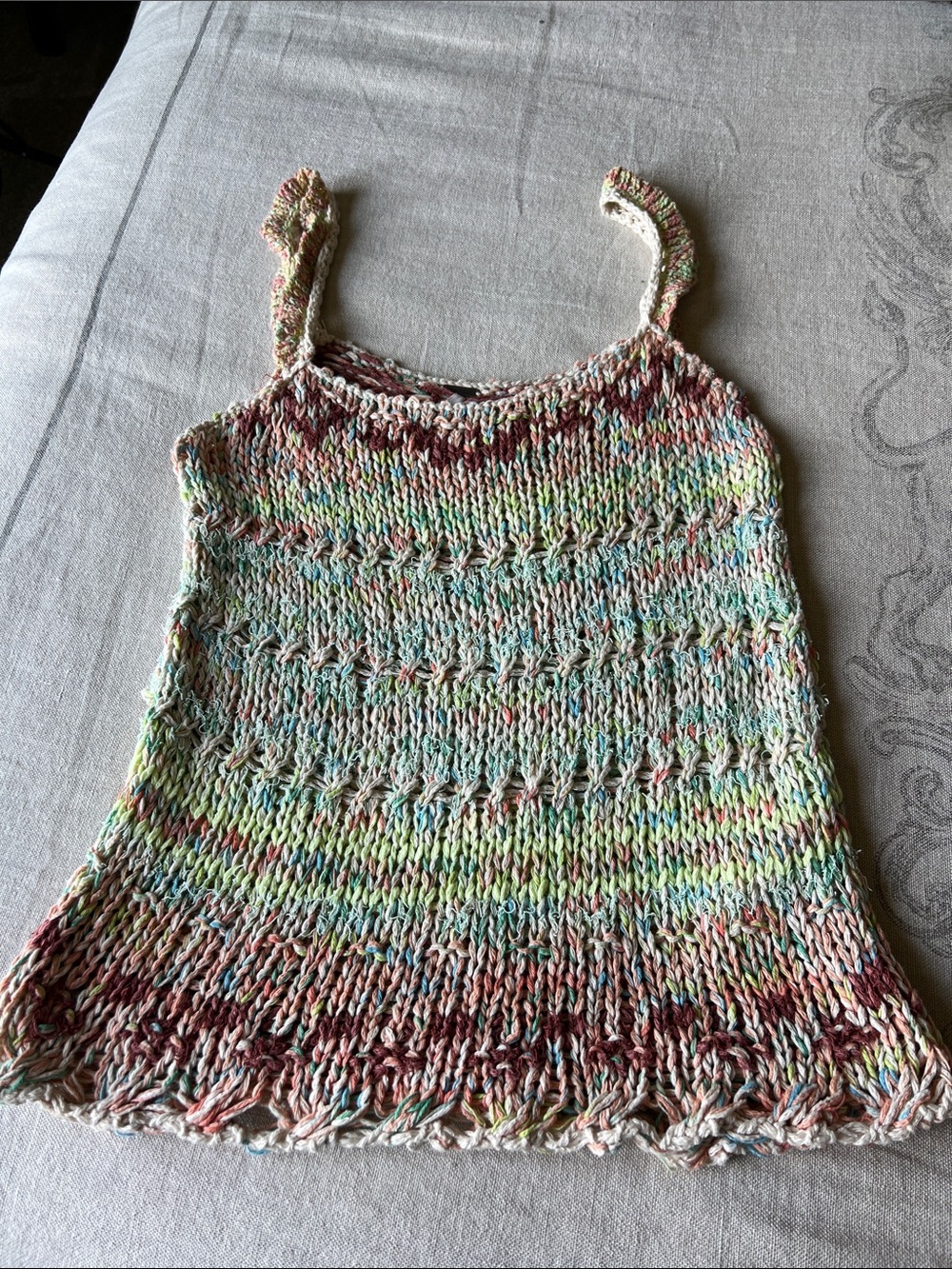 Free People Multicolor Knit Tank